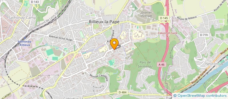 localisation de l'entreprise MONSIEUR YANIS DJEBELNOUAR  RILLIEUX-LA-PAPE