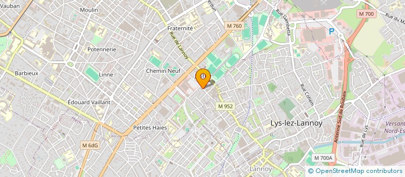 localisation de l'entreprise MONSIEUR YANIS DJEBLAHI  ROUBAIX