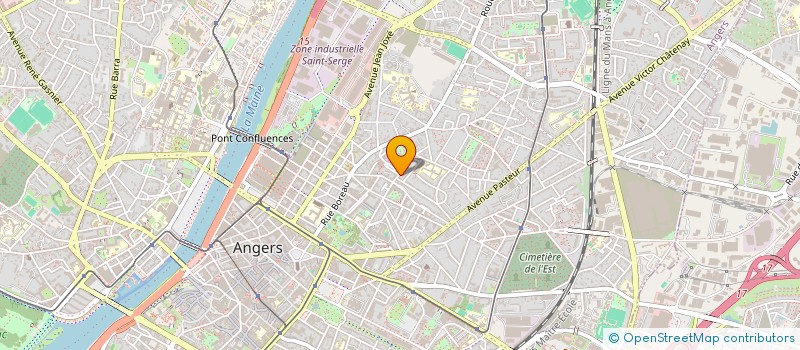 localisation de l'entreprise MONSIEUR YANIS DJERBI à ANGERS
