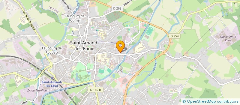 localisation de l'entreprise MONSIEUR YANIS DUHAMEL  SAINT-AMAND-LES-EAUX