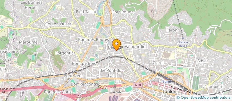 localisation de l'entreprise MONSIEUR YANIS DUMONT  TOULON