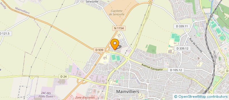 localisation de l'entreprise MONSIEUR YANIS EL BARDAOUI à MAINVILLIERS