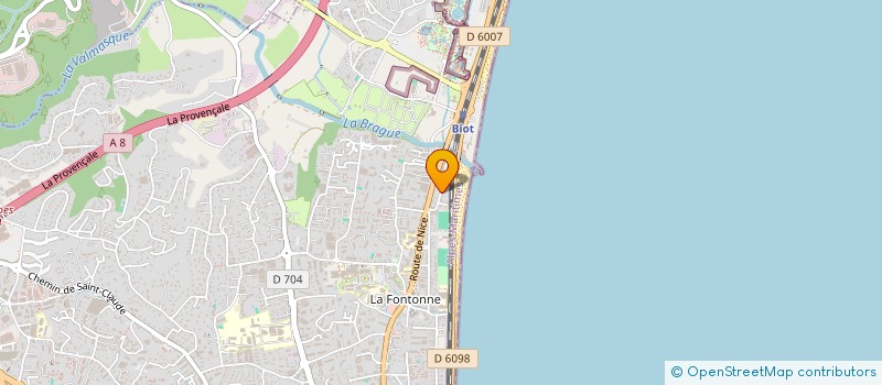 localisation de l'entreprise MONSIEUR YANIS EL BAZE  ANTIBES