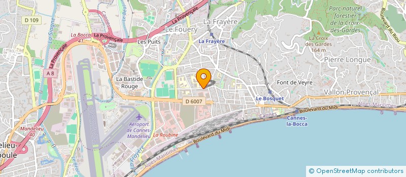 localisation de l'entreprise MONSIEUR YANIS EL HAMOUDI à CANNES