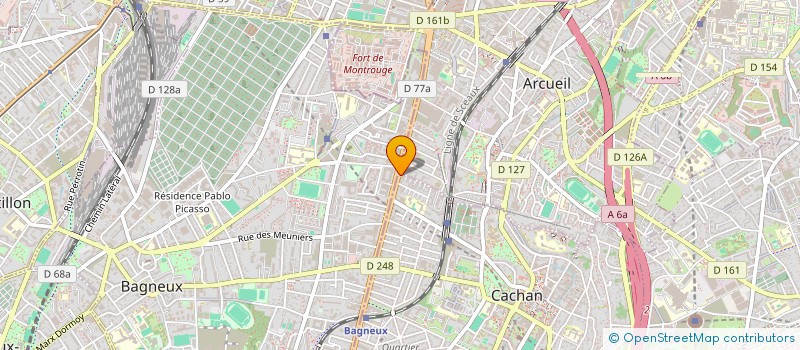 localisation de l'entreprise MONSIEUR YANIS EL HOUARI  CACHAN