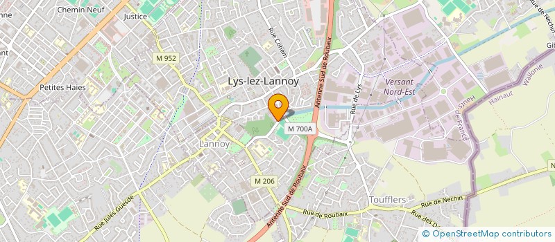 localisation de l'entreprise MONSIEUR YANIS EL KARRICHI  LYS-LEZ-LANNOY