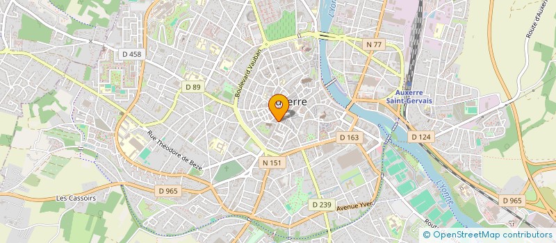 localisation de l'entreprise MONSIEUR YANIS EL KIHEL à AUXERRE