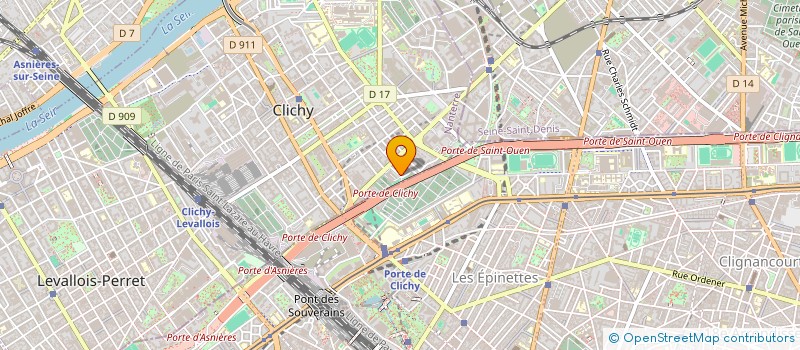 localisation de l'entreprise MONSIEUR YANIS ERIN à CLICHY