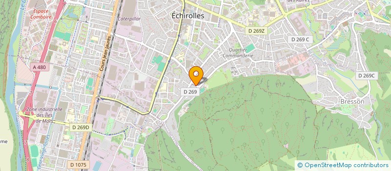 localisation de l'entreprise MONSIEUR YANIS FAIDI  ECHIROLLES