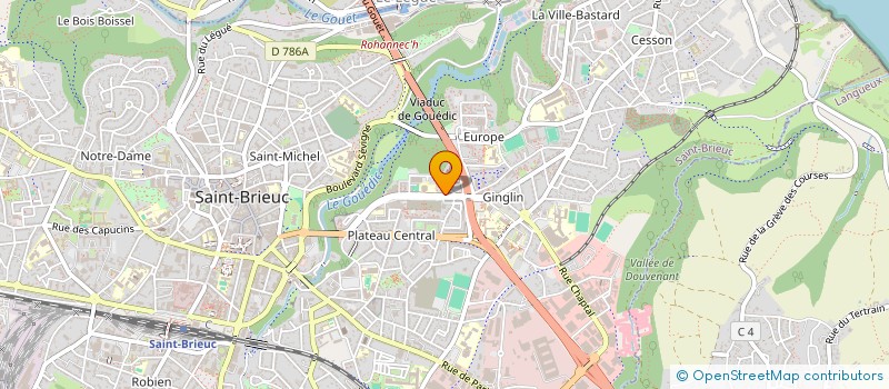 localisation de l'entreprise MONSIEUR YANIS FECIH à SAINT-BRIEUC