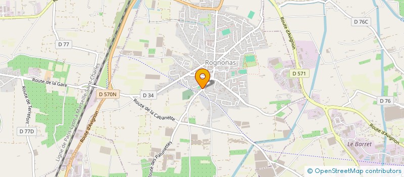 localisation de l'entreprise MONSIEUR YANIS FERH  ROGNONAS