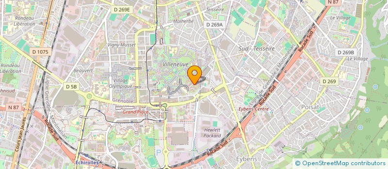 localisation de l'entreprise MONSIEUR YANIS FERRIGNO  GRENOBLE