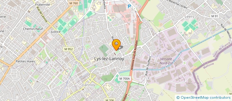 localisation de l'entreprise MONSIEUR YANIS FETAH  LYS-LEZ-LANNOY