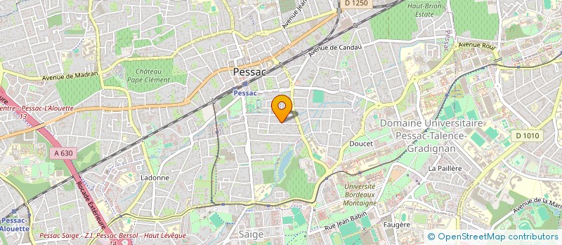 localisation de l'entreprise MONSIEUR YANIS FETTANE  PESSAC