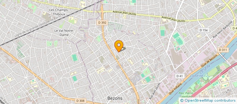 localisation de l'entreprise MONSIEUR YANIS FEZE  BEZONS