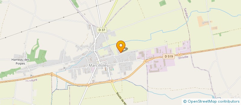 localisation de l'entreprise MONSIEUR YANIS FLAMBARD  MARCILLOLES