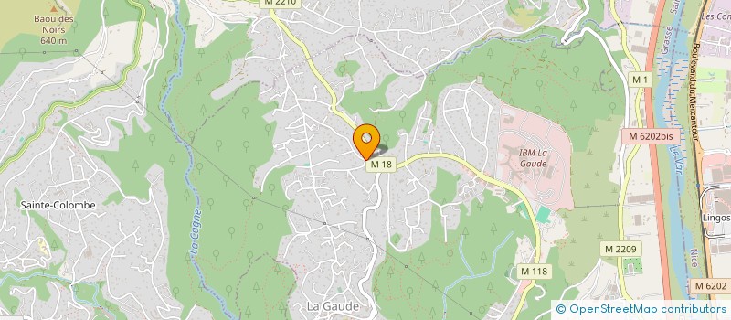 localisation de l'entreprise MONSIEUR YANIS GALAI  LA GAUDE