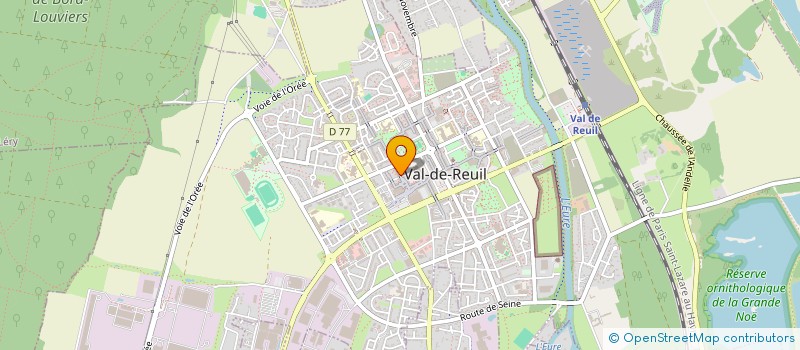 localisation de l'entreprise MONSIEUR YANIS GANA  VAL-DE-REUIL