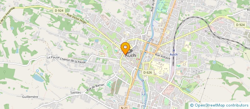 localisation de l'entreprise MONSIEUR YANIS GOUAZE  AUCH