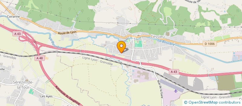 localisation de l'entreprise MONSIEUR YANIS GRANGE  CESSIEU