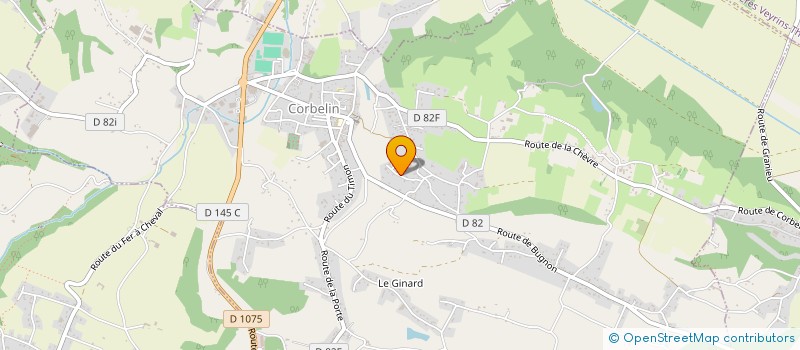 localisation de l'entreprise MONSIEUR YANIS GROSS  CORBELIN