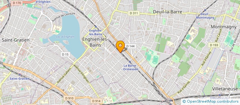 localisation de l'entreprise MONSIEUR YANIS GUERIANE  ENGHIEN-LES-BAINS