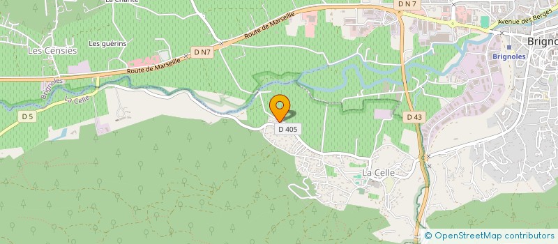 localisation de l'entreprise MONSIEUR YANIS GUERY  LA CELLE