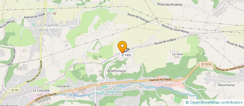 localisation de l'entreprise MONSIEUR YANIS GUICHARD  SAINT-CLAIR-DE-LA-TOUR