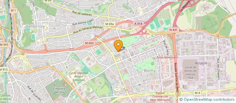 localisation de l'entreprise MONSIEUR YANIS HADDED  METZ