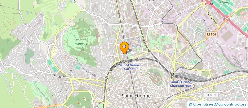 localisation de l'entreprise MONSIEUR YANIS HADJ-RABAH à SAINT-ETIENNE