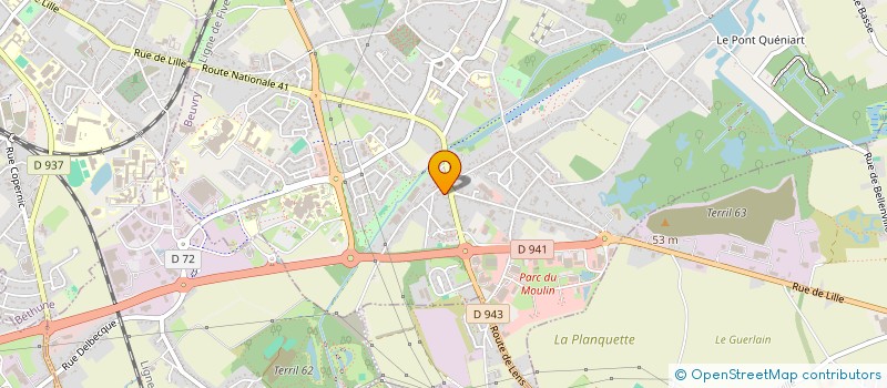 localisation de l'entreprise MONSIEUR YANIS HADJENE  BEUVRY