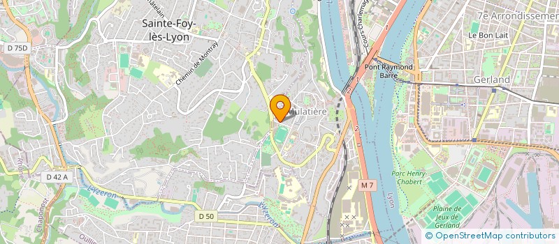 localisation de l'entreprise MONSIEUR YANIS HAMIDOU  LA MULATIERE