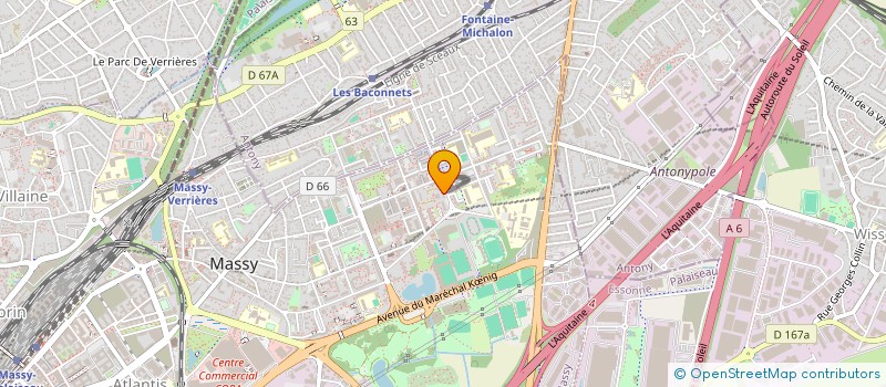 localisation de l'entreprise MONSIEUR YANIS HAMLAOUI CHAREUF à MASSY