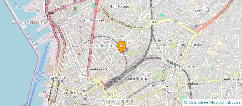 localisation de l'entreprise MONSIEUR YANIS HAMMACHE  MARSEILLE