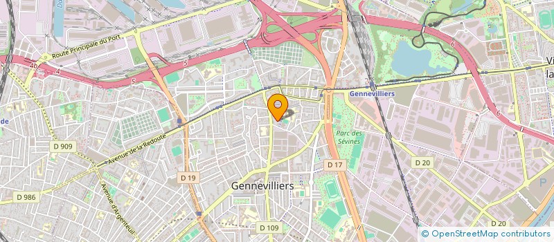 localisation de l'entreprise MONSIEUR YANIS HANNOUCHE à GENNEVILLIERS