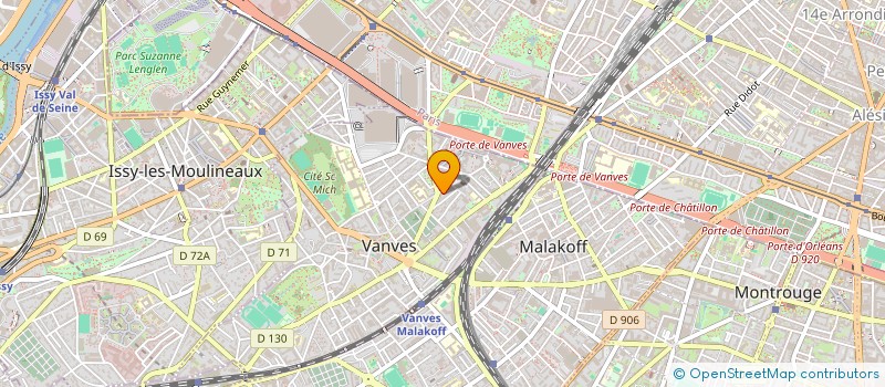 localisation de l'entreprise MONSIEUR YANIS HARRABI à VANVES