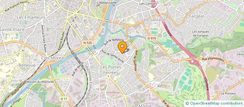 localisation de l'entreprise MONSIEUR YANIS ISEL à LIMOGES