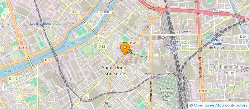 localisation de l'entreprise MONSIEUR YANIS ISLI à SAINT-OUEN-SUR-SEINE