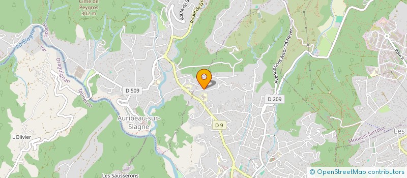 localisation de l'entreprise MONSIEUR YANIS JOLY  PEGOMAS