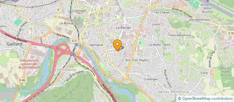 localisation de l'entreprise MONSIEUR YANIS JUSTO  ANNEMASSE