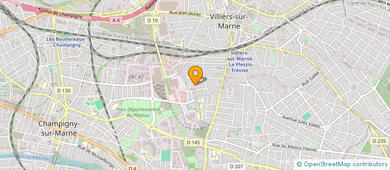 localisation de l'entreprise MONSIEUR YANIS KACI à VILLIERS-SUR-MARNE