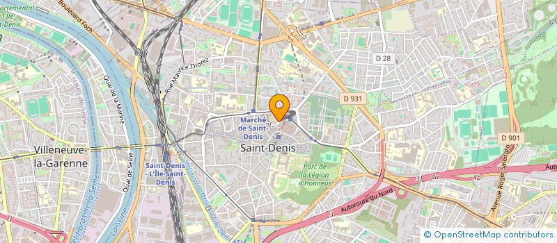 localisation de l'entreprise MONSIEUR YANIS KACI à SAINT-DENIS