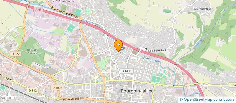 localisation de l'entreprise MONSIEUR YANIS KADRI à BOURGOIN-JALLIEU