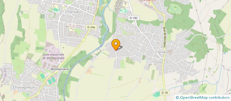 localisation de l'entreprise MONSIEUR YANIS KEBLI  TIGNIEU-JAMEYZIEU