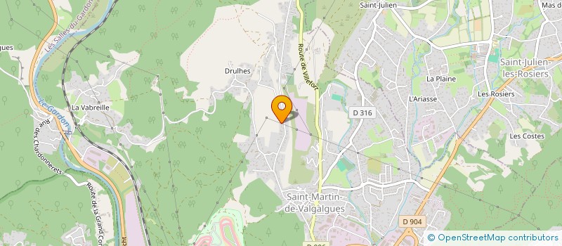 localisation de l'entreprise MONSIEUR YANIS KERRACHE  SAINT-MARTIN-DE-VALGALGUES