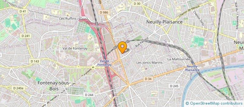 localisation de l'entreprise MONSIEUR YANIS KHALEF à FONTENAY-SOUS-BOIS