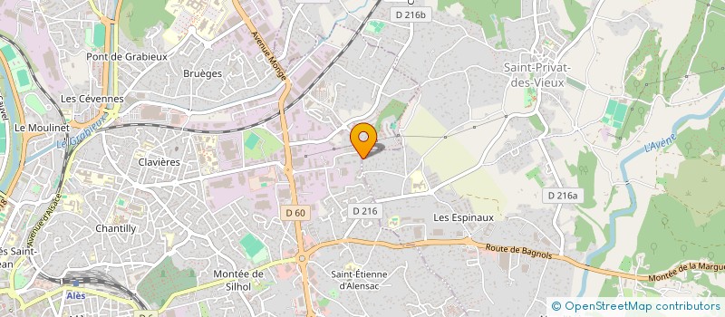 localisation de l'entreprise MONSIEUR YANIS KHENOUNE  SAINT-PRIVAT-DES-VIEUX