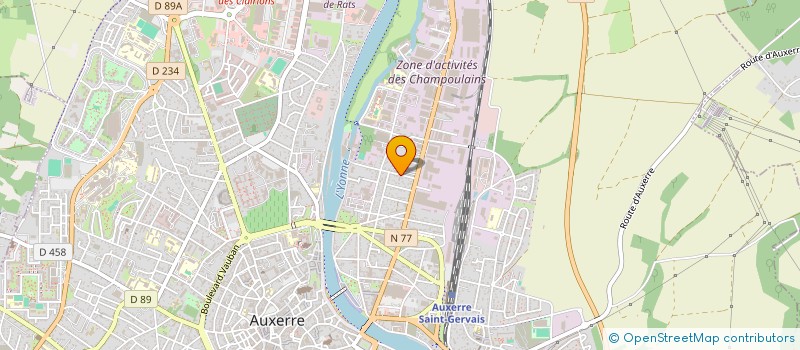 localisation de l'entreprise MONSIEUR YANIS KNIOINE à AUXERRE