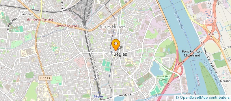 localisation de l'entreprise MONSIEUR YANIS LAFFONT à BEGLES