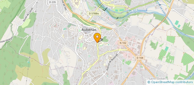 localisation de l'entreprise MONSIEUR YANIS LAIDI à AUBENAS